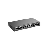 Switch de 10 puertos 8 POE+10 1 Uplink RG-ES210GS-P Marca: Ruijie-Reyee