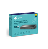 Switch Gigabit de 8 puertos con PoE+ de 4 puertos TL-SG1008P Marca: TP-Link