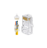 Conector RJ45 CAT6 macho pass though MP-8P8C-6PST