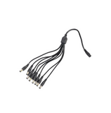 Power Splitter cable de 8 / 1 Jack hembra a 8 jack macho CCTV Marca: Teklink