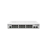 Switch con sistema operativo Dual 24 puertos Gigabit Ethernet y 2 puertos Marca: Mikrotik